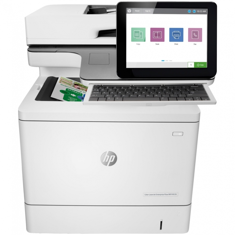 Заправка принтера HP Color Laserjet Enterprise MFP M578, M554, M555 с  выездом на дом